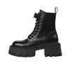 Martin Boots Damen 2025 neu dick hochhackig dicksohlig kleiner britischer Stil Kurzstiefel Fried Street Motorradstiefel ins Tide