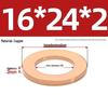 Pure Red Copper Gasket Sealing Ring for Marine Instruments, Metal Flat Washer M3-M60mm