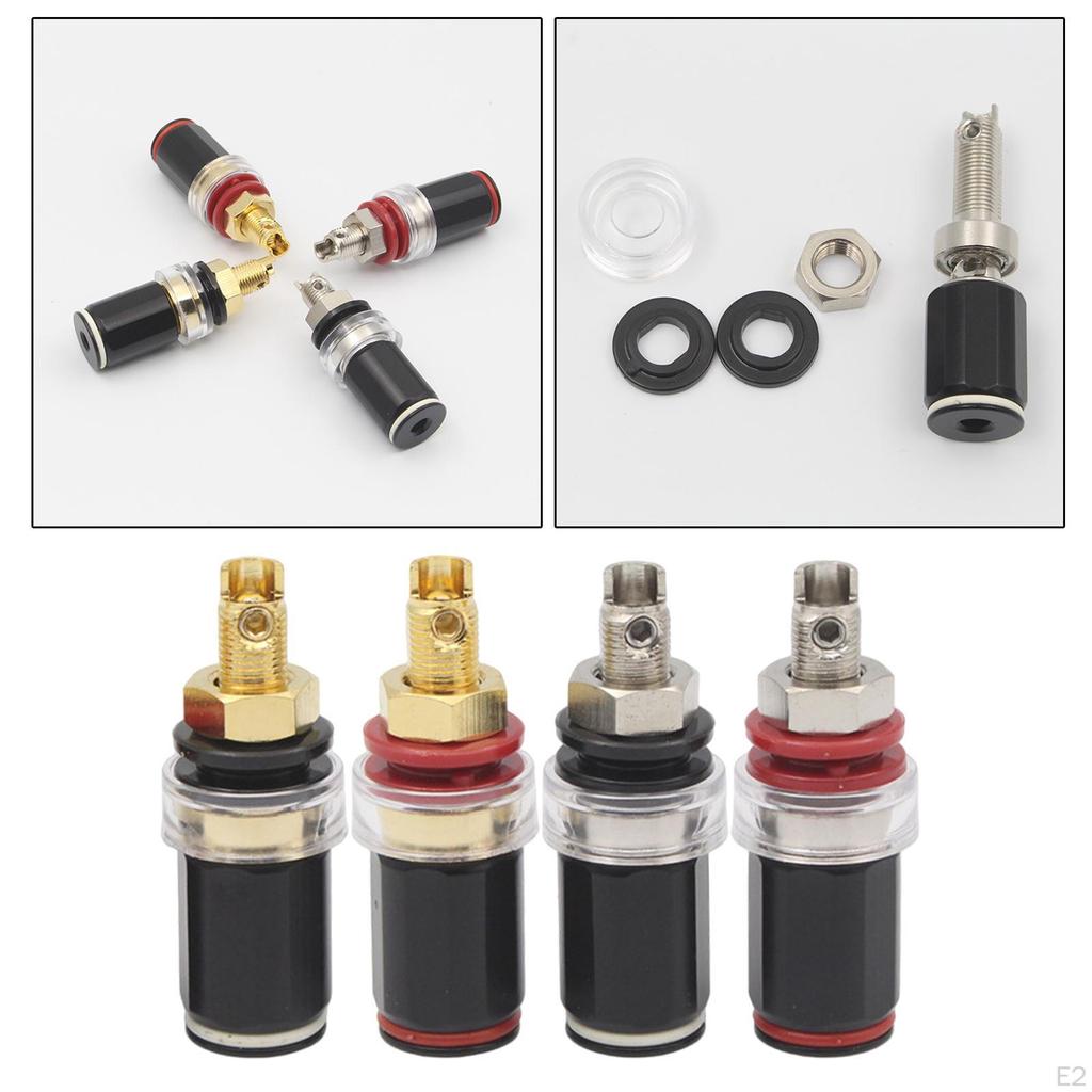 Pure Copper Amplifier Speaker Terminal Binding Post