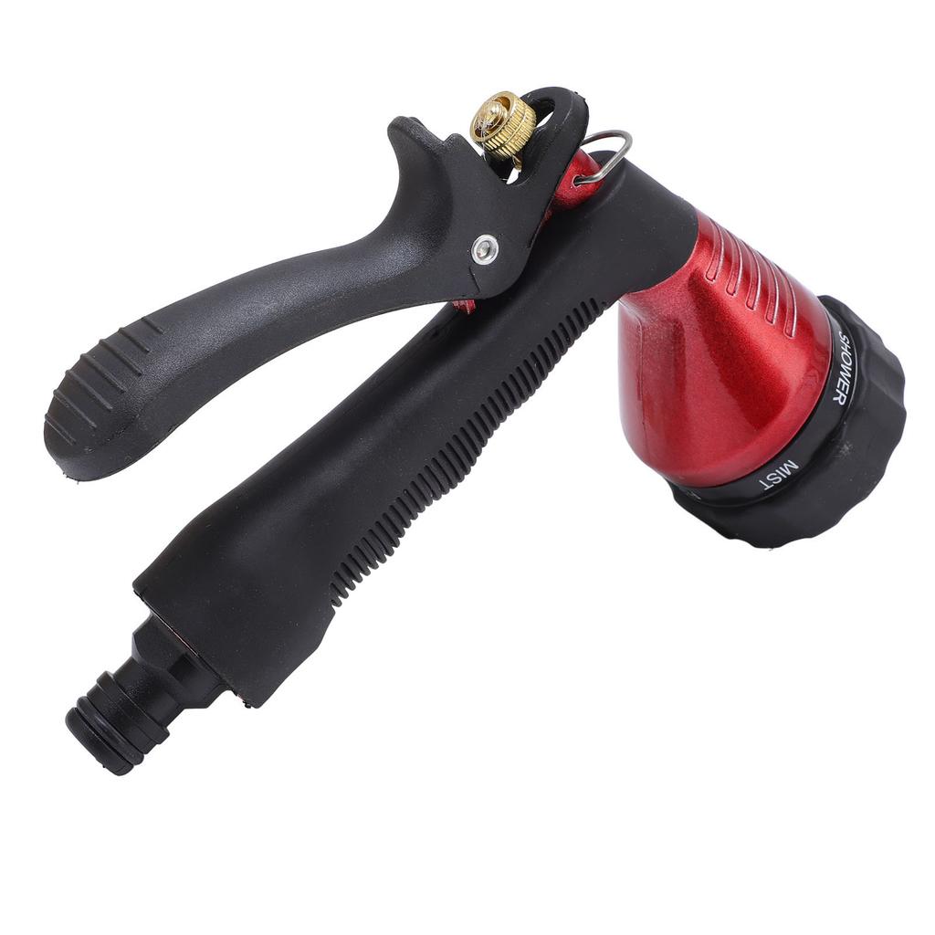 Gartenschlauchdüse 6 Modi Einstellbar Metall Hochdruck Wassersprühdüse für Rasenbewässerung Auto