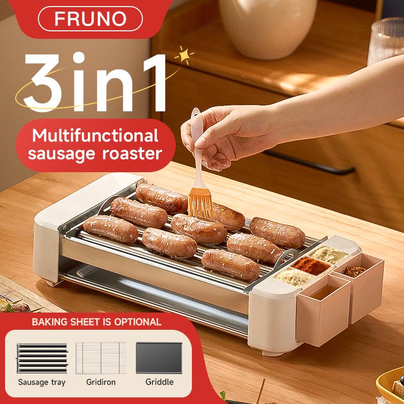 3-in-1 Automatischer Multifunktionaler Wurstbräter & Hot Dog Maker