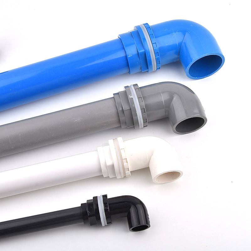 I.D20~50mm PVC 90° Bogen Ablaufverbinder Aquarium Fischbecken Überlaufverbinder Wassereinlass Auslass Zuleitung DIY Ablaufverschraubungen