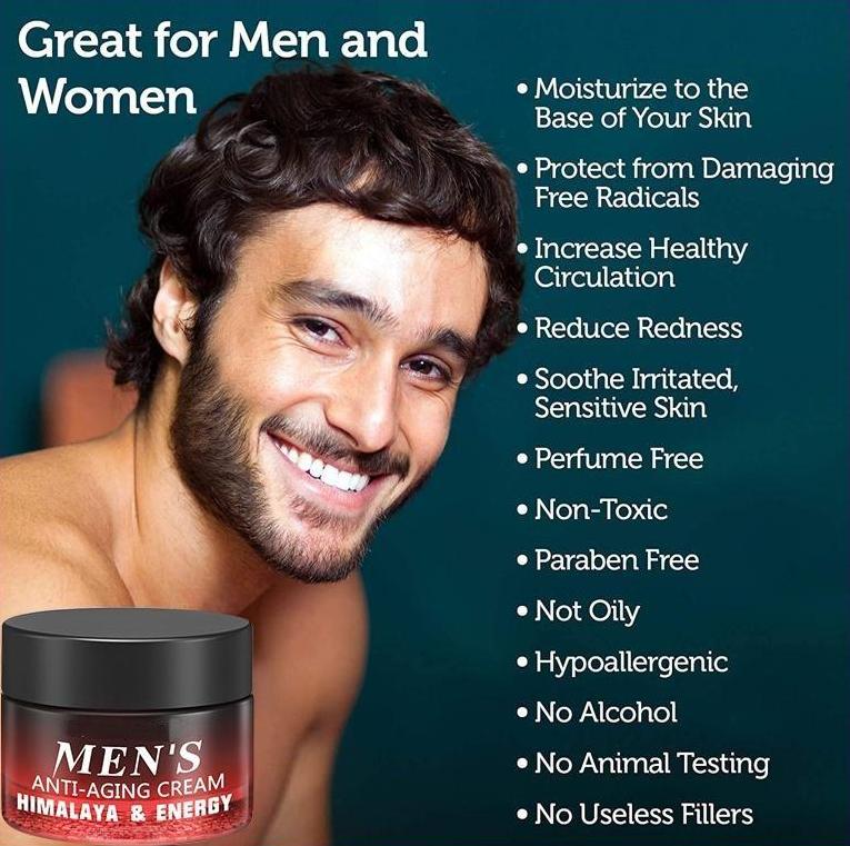 Newest Anti Aging Men's Face Cream Moisturizer Anti Wrinkle Facial Skin Care Collagen Retinol Hyaluronic Acid Day & Night Cream