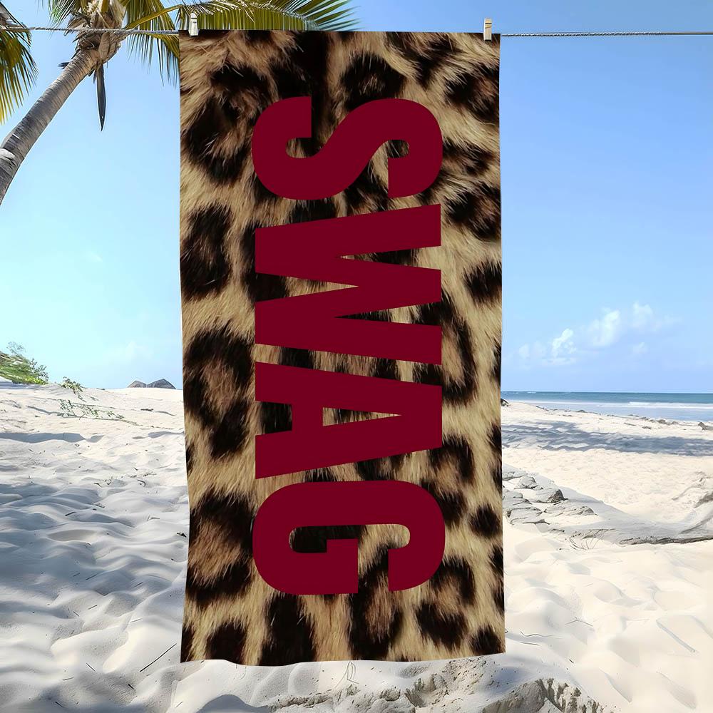 Swag Style Towel Beach Towel Oversized Super Absorbent Soft Swim Beachtowels For Men, Women