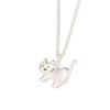 Little Cat Sterling Silver Pendant Necklace - Cute & Versatile Gift for Women