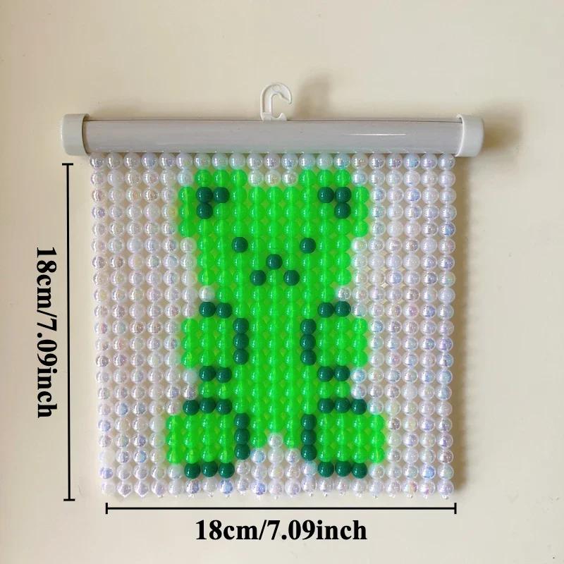 Cartoon Panda Hanging Beads Ornaments Handmade Cat Crafts Wall Art for Girls Room Decor Creative Wall Decoration Trendy 2025