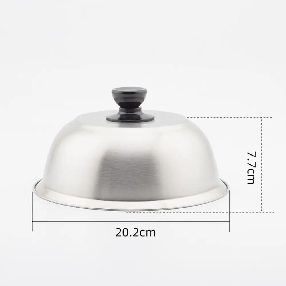 Stainless Steel Cheese Melting Dome Lids For Burgers Sandwiches Steak Round Griddle Covers Smash Burger Cooking Accessories