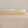 Nishikawa Hauu Fluffy Blanket, Single, Yellow, Washable, Fluffy and Soft, FQ04045527