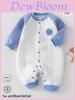 Dreilagiger Baby-Winter-Schneeanzug mit Baumwollpolsterung für Neugeborene und Säuglinge