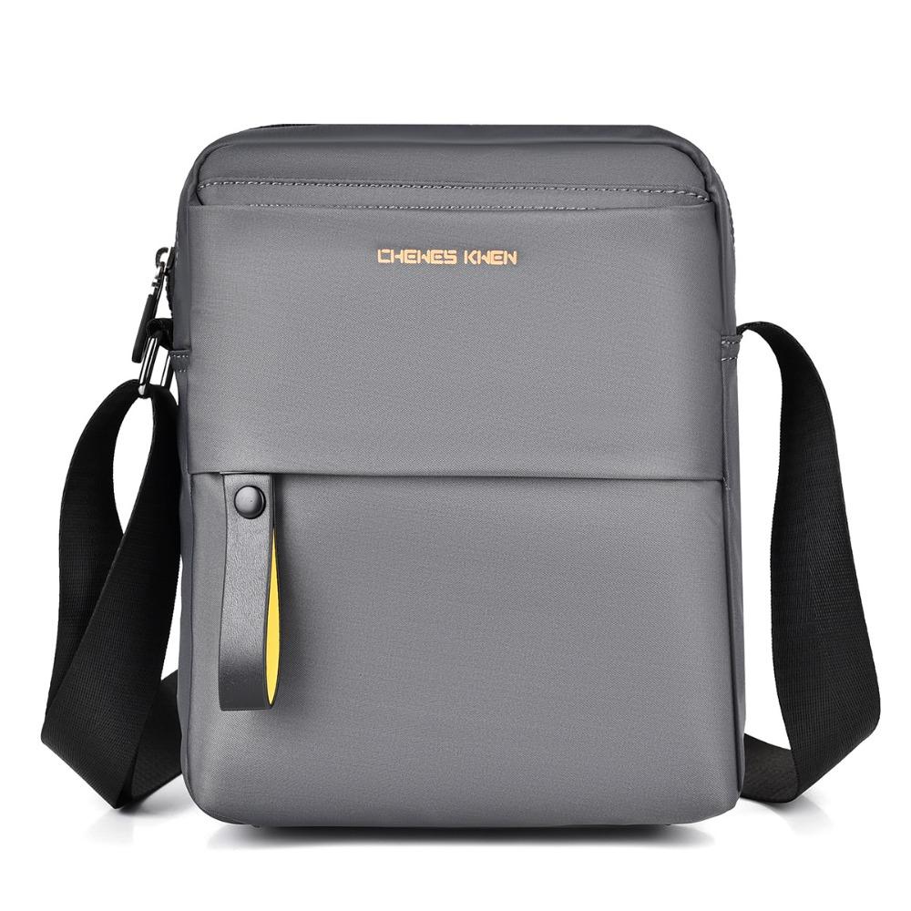 Oxford Men Crossbody Backpack Zipper Pockets Sling Bag Lightweight Messenger Bag  Casual
