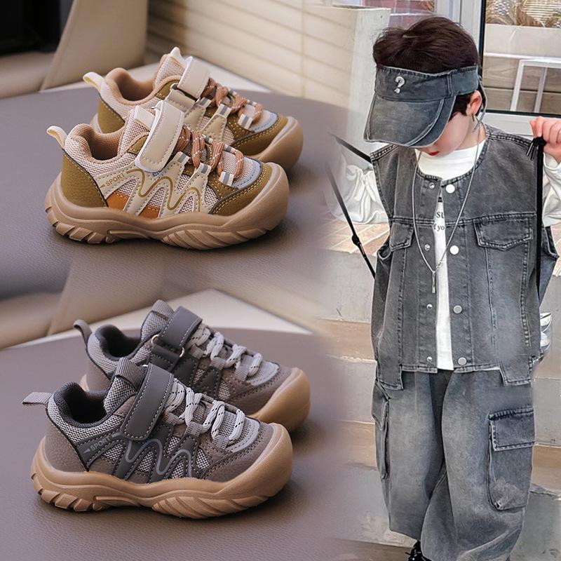 Boys' 2026 Spring & Autumn Soft Sole Toddler Sports Shoes
