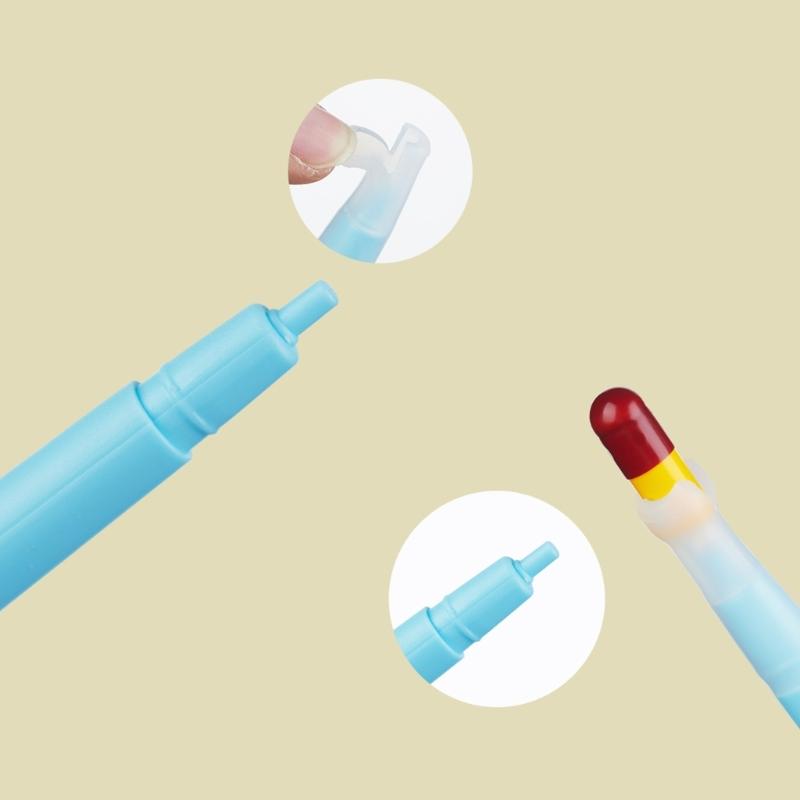 Cats Safe Pill Medicine Dispenser Easy Accurate Help Prevent Spitting Tool Medicine Feeder Soft Tip Syringe-type