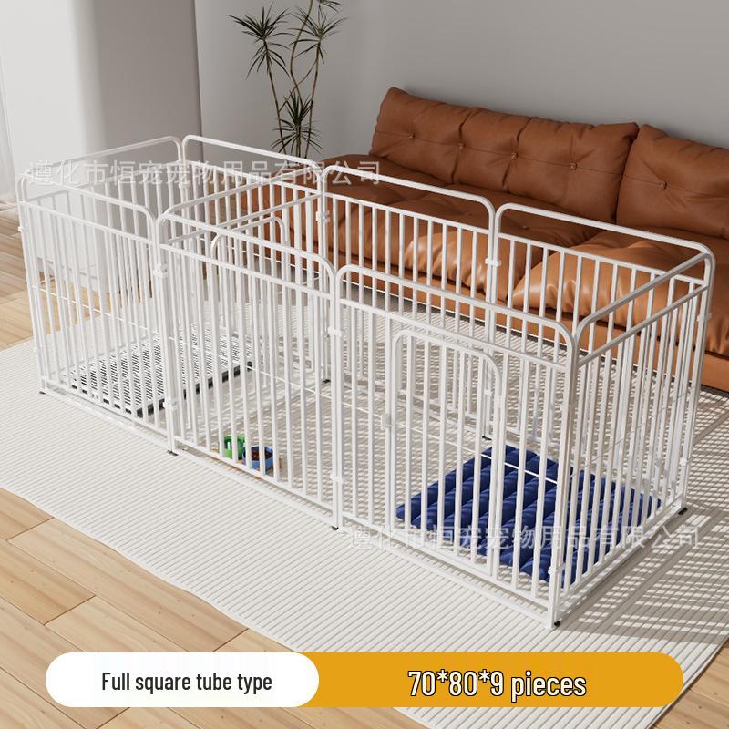 Pet Indoor Dog Fence: Adjustable Barrier & Enclosure for Large, Medium, Small Dogs - Ideal for Potty Training & Dog House Use.