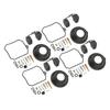 4 Stück Vergaser Reparaturset Metall Gummi Vergaser Überholset für XJ600 Seca II 1992‑1998