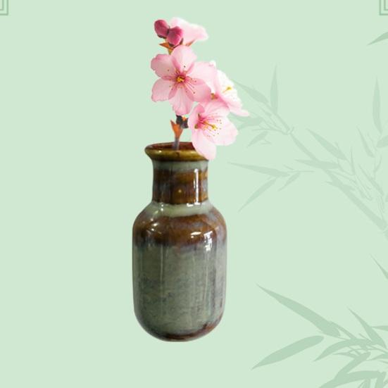 5/7/8Pcs Mini Ceramic Vase Refrigerator Magnet Home Office Kitchen Locker Fridge 3D Miniature Flower Vase Pot Magnetic Decoration Ornament
