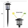 Solar  Street  Light Color-changing Light Ground Lawn Landscape Courtyard Night Light Garden
