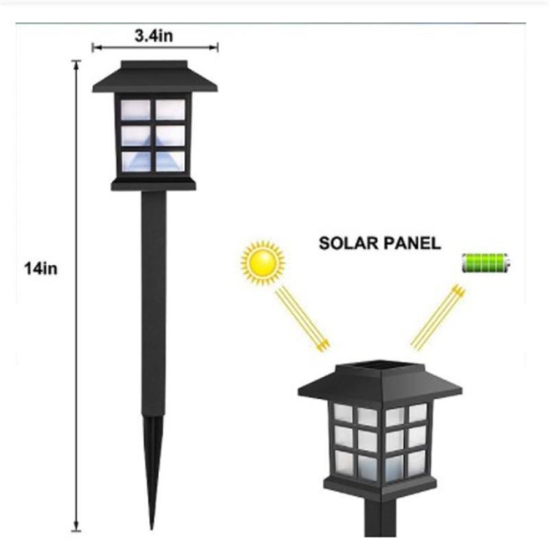 Solar  Street  Light Color-changing Light Ground Lawn Landscape Courtyard Night Light Garden