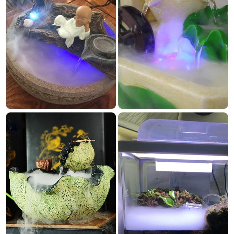 Nebelmacher 5V USB Zimmerbrunnen Vernebler Nebler Nebelmacher für kleine Felsenbecken Aquarien Landschaftsgestaltung Luftbefeuchter