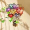 Hot Air Balloon Decoration 2D Flat Acrylic Pendant Colorful Hot Air