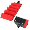 Sunglass Travel Holder Foldable PU Eyeglass Organizer with 5Slots for Jewelry Storage Multiple Hanging Eyewear Display