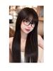 Natural Black Long Straight Synthetic Wig – Invisible Seamless, Fluffy, Volume-Boosting, Daily Wear for Women