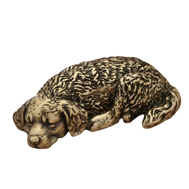 

Metal Animal Statues Dog Figurines Sculptures Collectible Table Ornament Centerpieces for Living Room Bedroom Decors