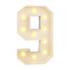 0-9 Numbers LED Light Balloon Light Up Balloons 91cm Balloon Filling Box LED Lighted Giant Numbers Lighted Marquee Numbers