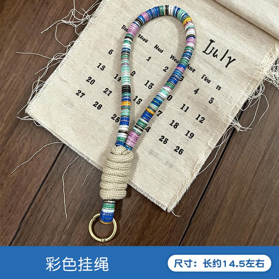 Korean Ins Handmade Fabric Cartoon Animal Keychains Cute Plush Doll Bag Charm Pendant For Women Girls