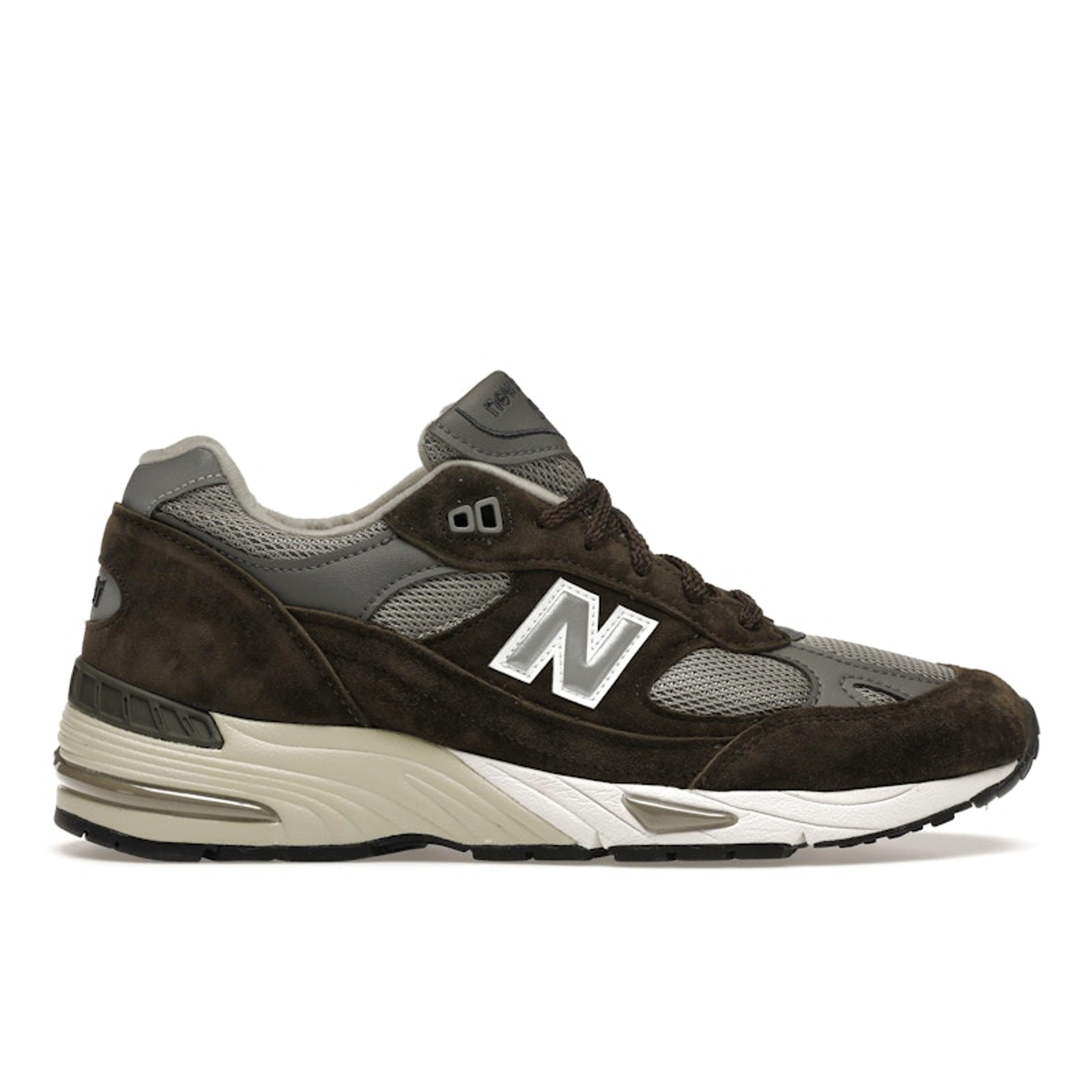 

New Balance 991 Made In England Темно-зеленые мужские кроссовки M991OLG 40.5
