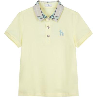 HAZZYS Jungen Mercerized Polo-T-Shirt mit kurzen Ärmeln