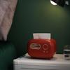 Removable Desktop Ornament Paper Holder Radio Model Wet Wipes Tissue Box