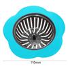 Flower Shape Bathroom Drainage Trap Not Stick Hair Catcher Trap Large Capacity Plastic Sink Sewer for Kitchen Bathroom