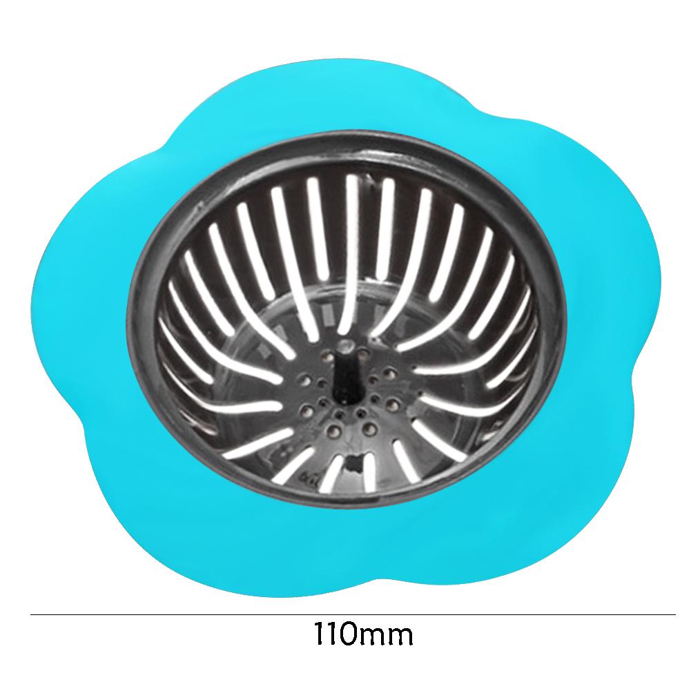 Flower Shape Bathroom Drainage Trap Not Stick Hair Catcher Trap Large Capacity Plastic Sink Sewer for Kitchen Bathroom