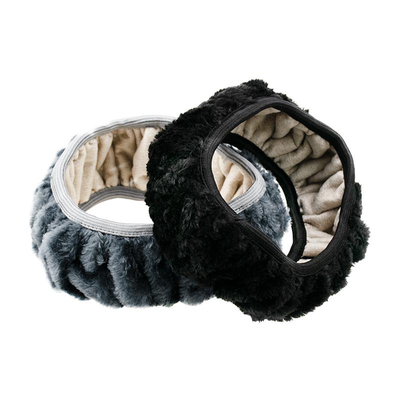 Flexibler Plüsch-Auto-Lenkradbezug, universelle Winter-Auto-Lenkradabdeckung für Renault Lada, Auto-Dekoration