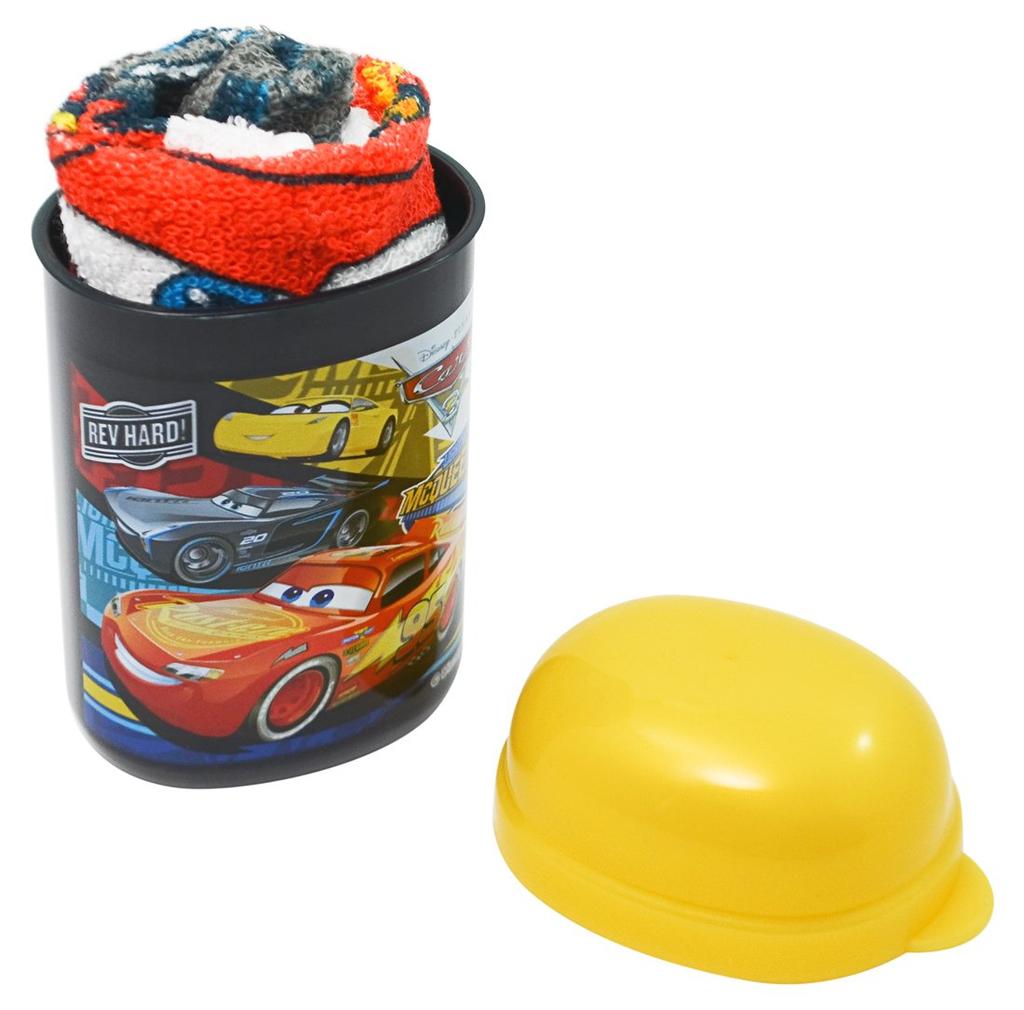 Skater Wet Towel Cars Disney Made in OA4 Set, 3 Crossroads, Pixar, Japan,