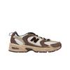 530 Dark Mushroom Incense Men Sneakers Brown Linen MR530SNC