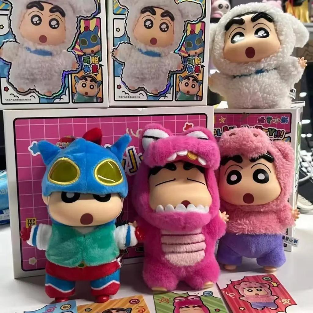 Toptoy CrayonShin-Chan Blind Box Costume Party Series Vinyl Doll Anime Action Figure Mystery Box Kawaii Collection Model ToyGift