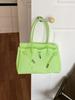 Borsa a Mano Trendy Coreana Colore Macaron Gelatina - Borsa a Spalla Singola Sottobraccio