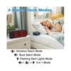 Loud Alarm Clock for Heavy Sleepers Adults,dual Alarm Clock with Bed Shaker,for Bedrooms,6.5in Disp