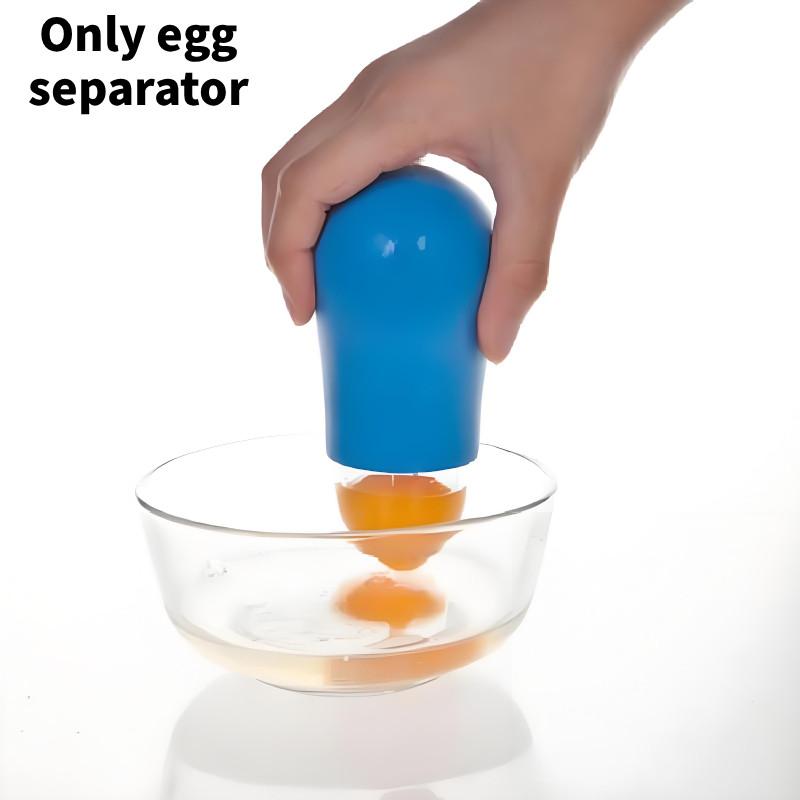 Kitchen Silicone Egg Separator Suction Function Home Cooking Supplies Baking