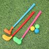 Kids Golf Putter Mini Golf Set Kids Club Toy Golf Putter Training Aids Accessories 3 Pieces Durable Growth Promotion Game Indoor Outdoor Activities