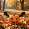 Halloween Bats Decoration DIY Pumpkin Inserts Easy Installation Reusable Metal Bats Creative Horror Decorations