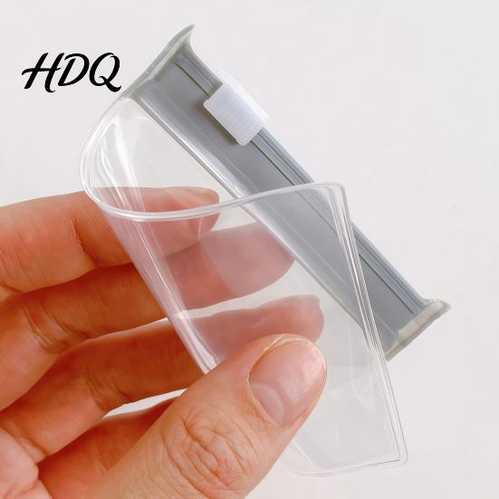 Hanging Slide Lock Bag Set Clear Bags Thick EVA Reusable Storage