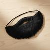 Simulated Halloween Artificial Semicircular Beard with Elastic Strap Fake Facial Hair  Masquerade