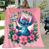1pc Cute Stitch Printing Blanket - Soft, All-Season Throw for Living Room,  Gift with Adorable Cartoon Design