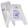Children's Hooded Top And Pants Two-piece Tracksuit Set Long-sleeved Printed Clothing Set