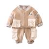 Kids Casual Long-Sleeve Set, Comfortable Daily Wear Outfits