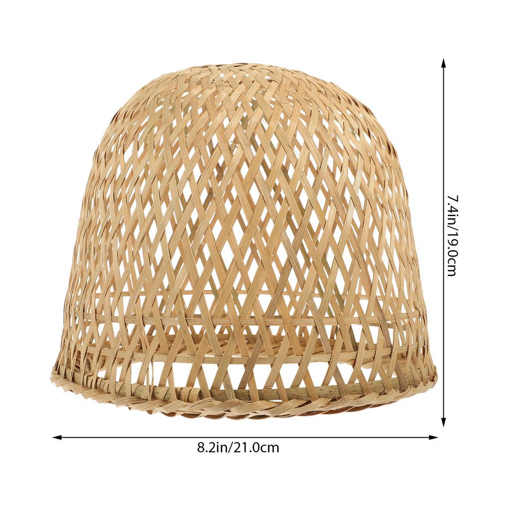 Bamboo Hanging Lamp Shade Pendant Ceiling Light Rattan Wicker Lampshade For Home Dining Japanese Restaurant Decoration