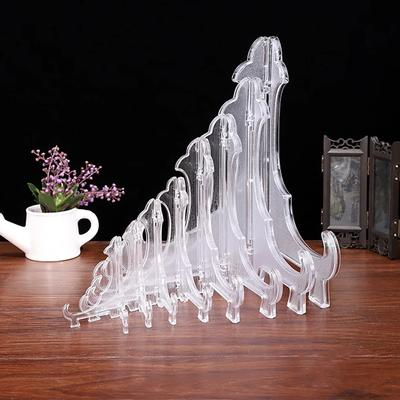 Plastic Easels Plate Holder Weddings Photo Picture Frame Display Stand Display Dish Stand Rack Pedestal Holder Home Decoration