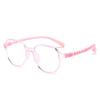 Children's Fashion Ultralight TR90 Two-Color Blue Light Blocking Prescription Eyeglass Frames